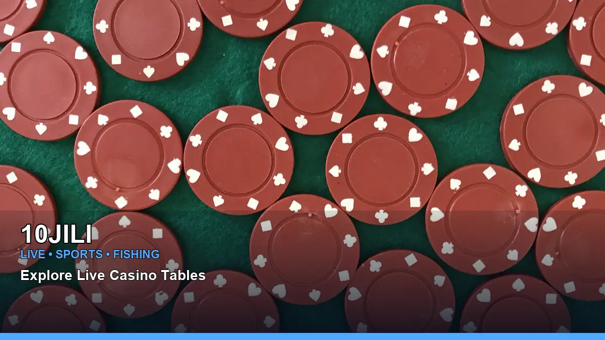 10JILI live casino tables for Philippine players